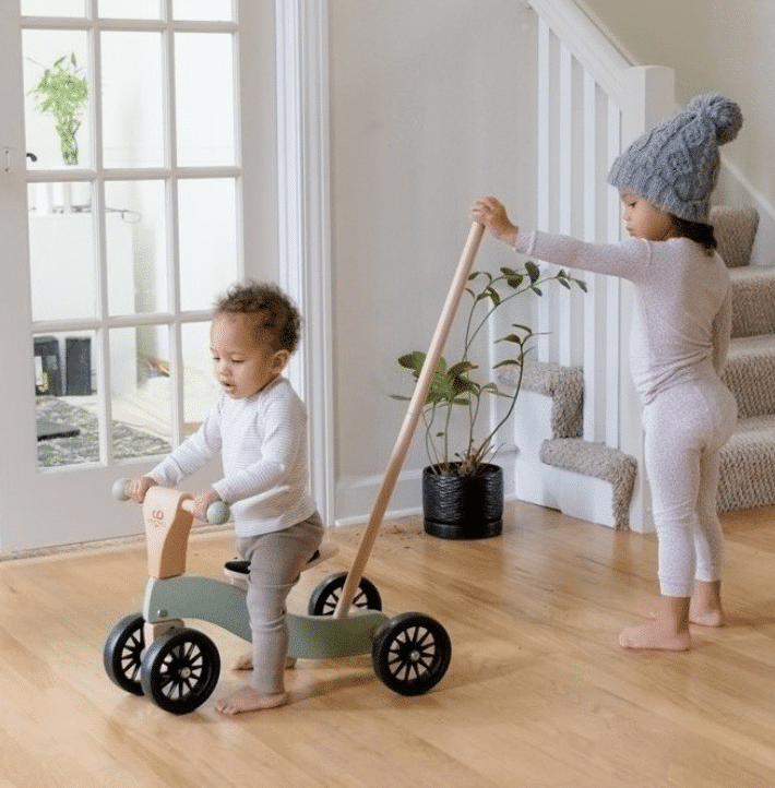 Kinderfeets Tiny Glider - Loopfiets met duwstang - Image 2