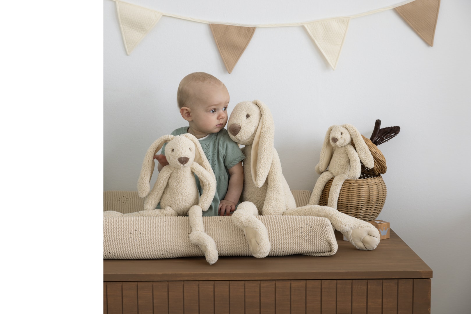 Beige Recycled Rabbit Richie Tuttle - Afbeelding 2