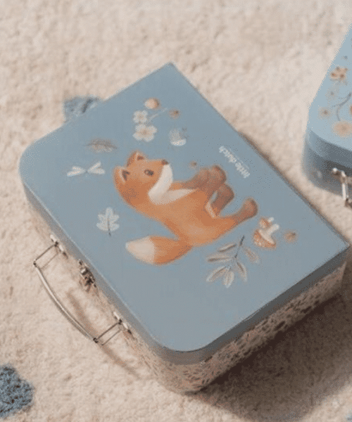 Koffertjes Forest Friends blauw Groot