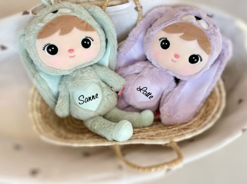 Pop Bunny Pistache of Lilac met naam