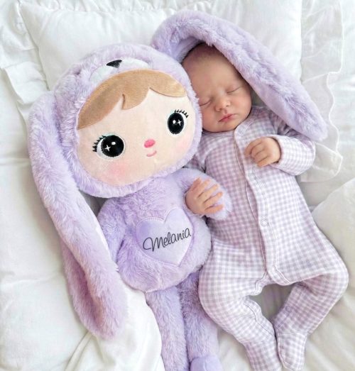 pop bunny lila met naam metoodoll
