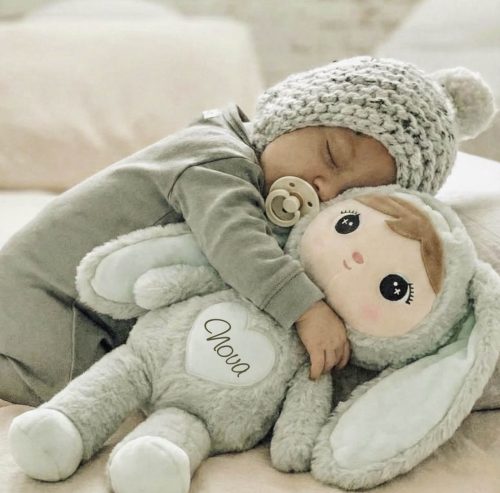 pop bunny met naam groen