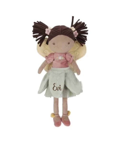 Knuffelpop fairy evi met naam