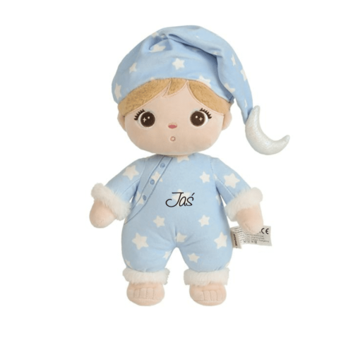 Alternative view of Girl / Boy in pyjamas  30 cm met naam