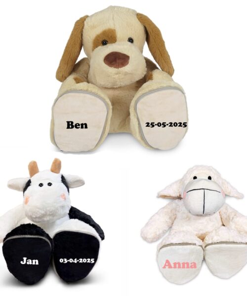 Boerderij knuffel met naam