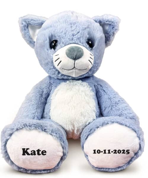 Knuffel Kat mila met naam