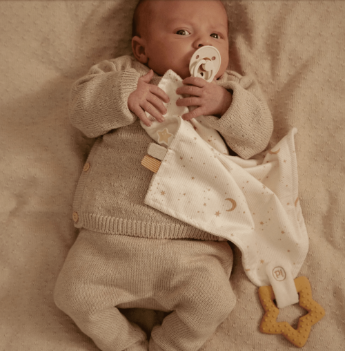 Knuffeldoekje met bijtring - Newborn Naturals