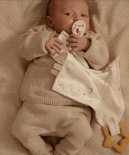 Knuffeldoekje met bijtring - Newborn Naturals