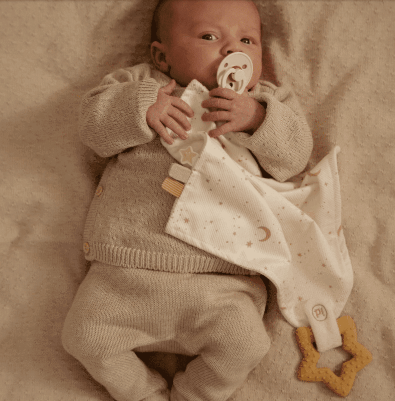 Knuffeldoekje met bijtring - Newborn Naturals