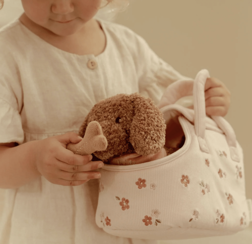 Little Dutch knuffelhond Jacky in tas