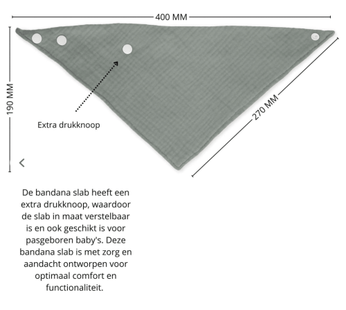 Hydrofiele Bandana slab