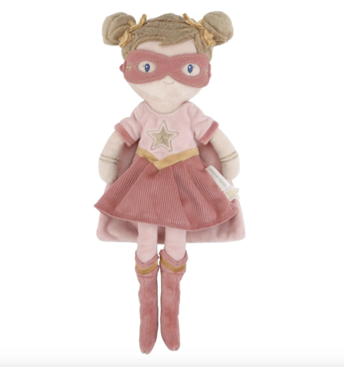 knuffelpop Superheld Rosa little Dutch
